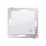 KONTAK-SIMON Simon 54 Módulo pulsador de timbre blanco con bornes de resorte 10AX 250V