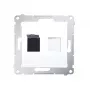 KONTAK-SIMON Simon 54 Blanco Módulo de toma de red Cat.6 UTP RJ45 con protección antipolvo, plano
