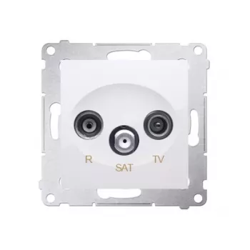 KONTAK-SIMON SIMON 54 White RTV-SAT toma de terminal 1dB