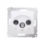 KONTAK-SIMON SIMON 54 White RTV-SAT toma de terminal 1dB