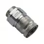 Koolance QD3 Racer rápido, espiga de 10 mm con rosca exterior G1/4 inch a racor rápido - níquel