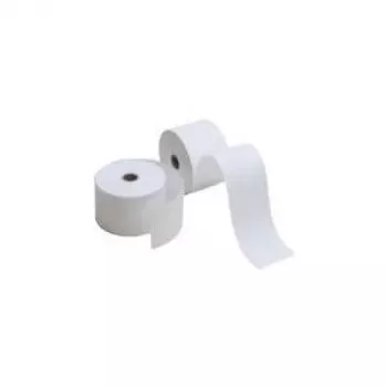 Kores AR7444 Rollos de caja 74 mm x 44 m x 12 mm núcleo, sin madera, blanco, 5 rollos