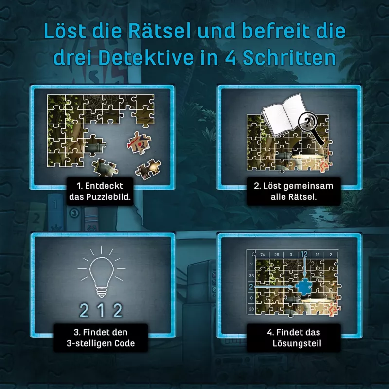 KOSMOS EXIT - Das Puzzle: Die drei ??? Toteninsel (500 piezas)