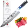 KozyGear Premier 8 Cuchillo de chef 33cm martillado Japan Super