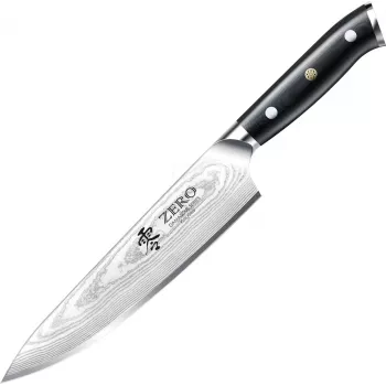 KozyGear Premier 8 cuchillo de cocina profesional 33cm acero japonés súper
