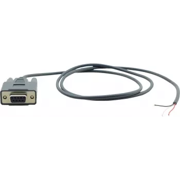 Kramer Electronics C-D9F/OPEN cable de control RS-232, conector hembra DB9 a extremo abierto, 3 m, negro 95-0210010