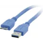 Kramer Electronics C-USB3/MICROB-3 cable USB 3.2 Gen 1, conector macho USB-A a conector macho Micro-USB B, 0,9 m, azul 96-02356003