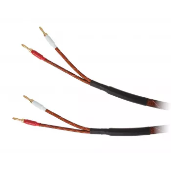 KRUGER & MATZ Cable de altavoz de 3,0m con conectores banana