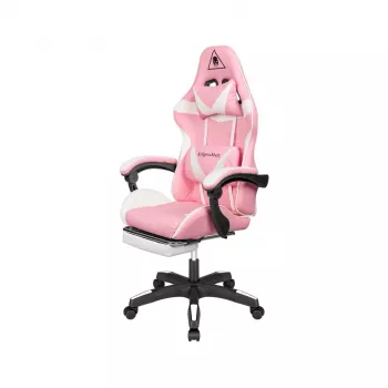 KRUGER & MATZ GX-150 silla gaming blanca-rosa