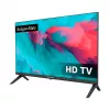 KRUGER & MATZ KM0224-T1 Televisor LED 24 pulgadas HD Ready con DVB-T2 H.265/HEVC, adaptador de coche 12V, 2x HDMI, USB PVR, modo hotel