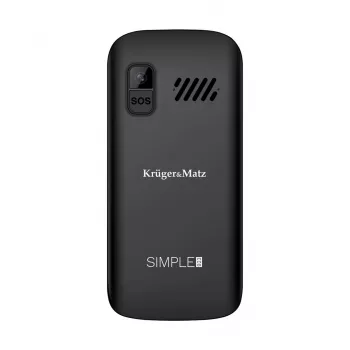 Kruger&Matz Simple 923 Móvil 4G GSM para personas mayores - Negro