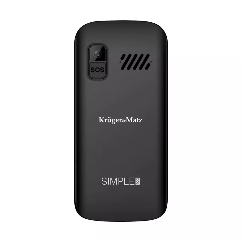 Kruger&Matz Simple 923 Móvil 4G GSM para personas mayores - Negro