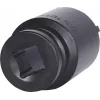 KS TOOLS 1/2 pulgadas KM4 llave de tuercas ranuradas vaso, pasadores exteriores, cromo-vanadio (450.5004)