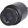 KS TOOLS 1/2 pulgadas KM4 llave de tuercas ranuradas vaso, pasadores exteriores, cromo-vanadio (450.5004)