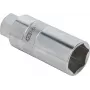 KS TOOLS 150.9421 Llave de vaso de contraje para amortiguadores hexágono exterior, 21 mm, accionamiento 1/2