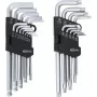 KS TOOLS set de 22 piezas de llaves Allen y TORX con punta esférica y soporte