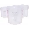 KS TOOLS set de 3 vasos medidores, 250/500/1000 ml, PP transparente con escala azul, apto para alimentos, apto para lavavajillas, apilable 150.9205