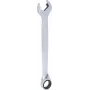 KS TOOLS DUO GEARplus Llave combinada con extremo abierto tipo carraca, 22 mm, reversible, acero cromo-vanadio 503.5922