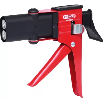 KS TOOLS dispensador manual para cartuchos dobles, 170 mm (980.1080)