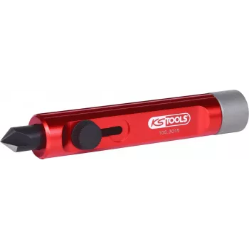 KS TOOLS Desbarbador interior y exterior para tubos Ø4-14mm (105.3015)