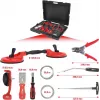 KS TOOLS MASTER set de herramientas de montaje y desmontaje de parabrisas, 13 piezas (140.1065)