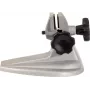 KS TOOLS Soporte de micrómetro para micrómetros exteriores hasta 100 mm, base de fundición, mordazas cromadas, pies antideslizantes 300.0680