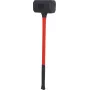 Mazo de goma sin rebote XL KS TOOLS, 5500g, cabeza de poliuretano que no mancha, relleno de perdigones de acero, 900mm 140.5259