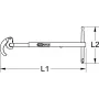 KS TOOLS llave telescópica para sifones, Ø 32-63mm (126.2000)