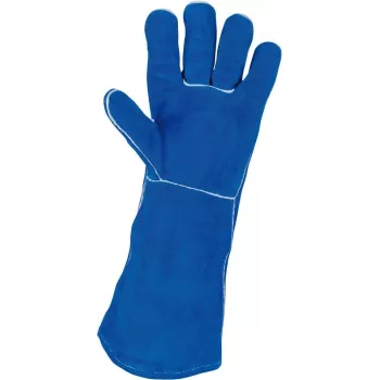 KS TOOLS Guantes de soldador de piel largos, XL (985.7040)