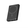 KSIX Batería externa magnética 10000 mAh 22.5W, negro