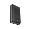 Batería externa KSIX Mini 10000mAh 10W con cable USB-A USB-C negra