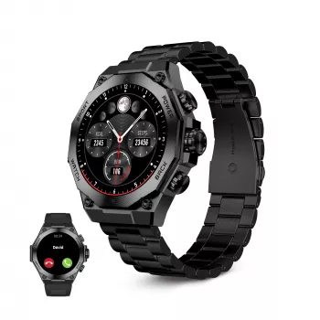 KSIX Smartwatch TITANIUM, Negro