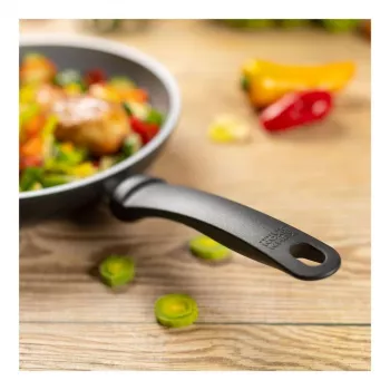 Sartén Kuhn Rikon EASY CERAMIC 24 cm - antiadherente cerámica, apta para inducción, negra