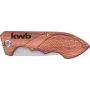 kwb 021990 Navaja de bolsillo marrón - acero inoxidable