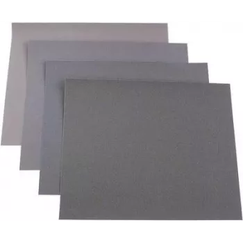 KWB Hojas de papel de lija manual 280x230 mm, granos 180/240/400/600, 20 hojas 812329