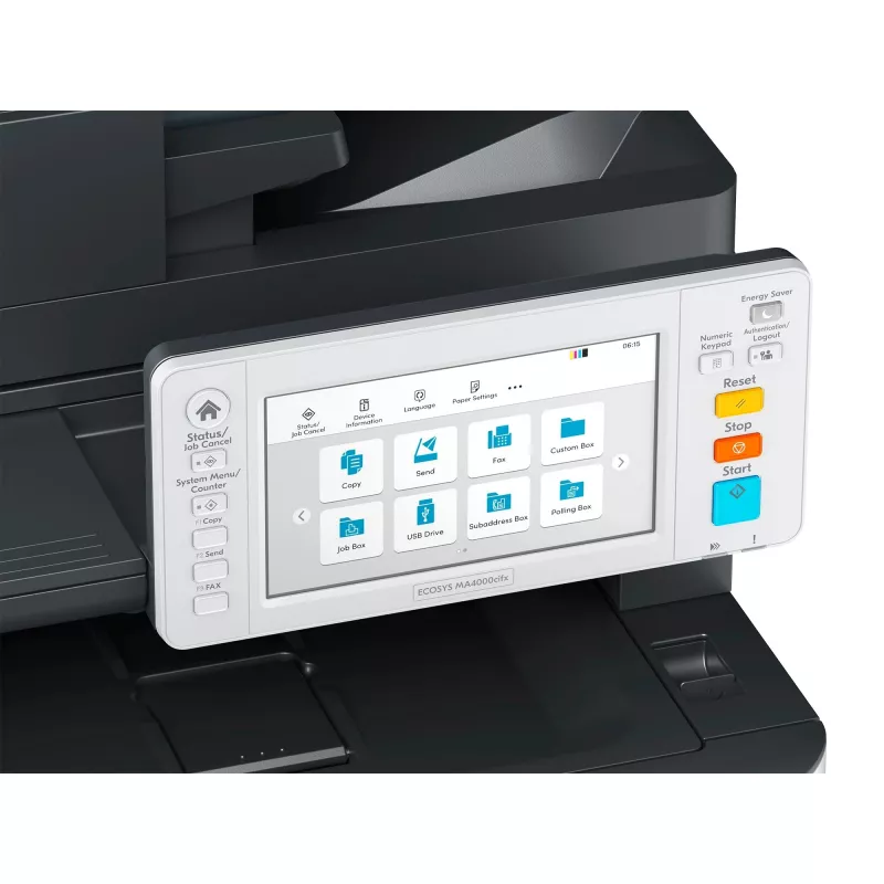 Kyocera ECOSYS MA4000CIFX/Plus impresora multifunción láser color A4 (imprimir, copiar, escanear, fax) con 3 años de garantía in situ