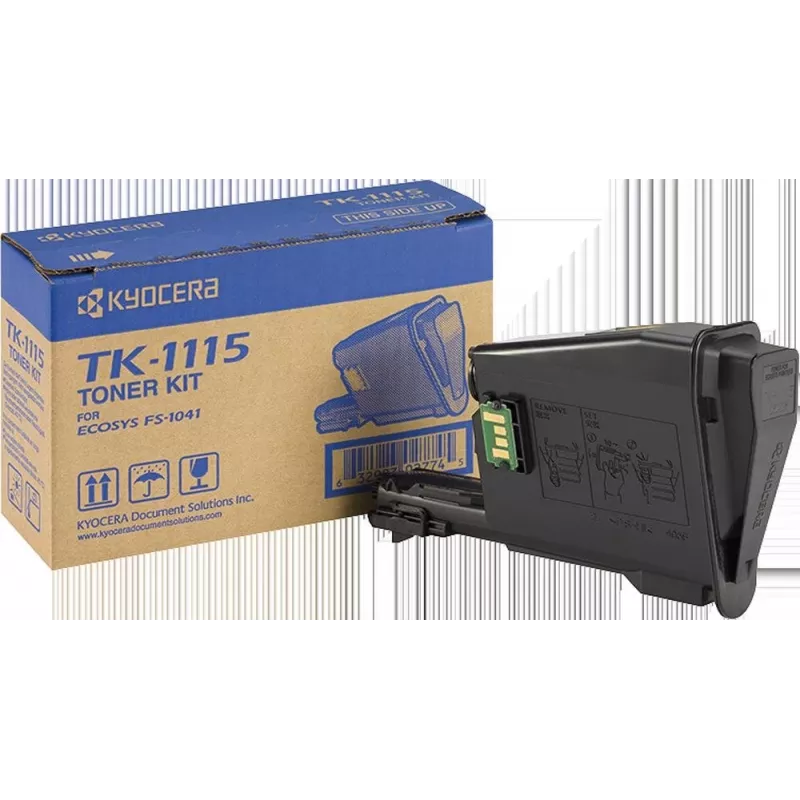 Kyocera TK-1115 Cartucho de tóner original Negro (1T02M50NL0)