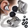 Auriculares in-ear KZ ZSX TERMINATOR híbridos de 12 drivers con cable desmontable
