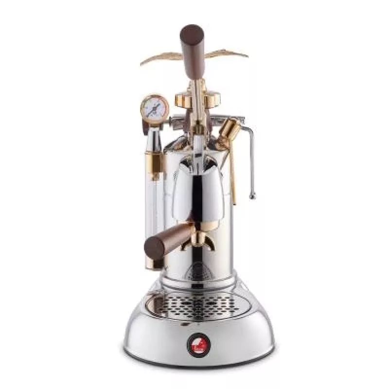 La Pavoni LPLEXP01EU cafetera espresso manual de palanca Expo 2015 oro cromado, 1,6 L, 950 W