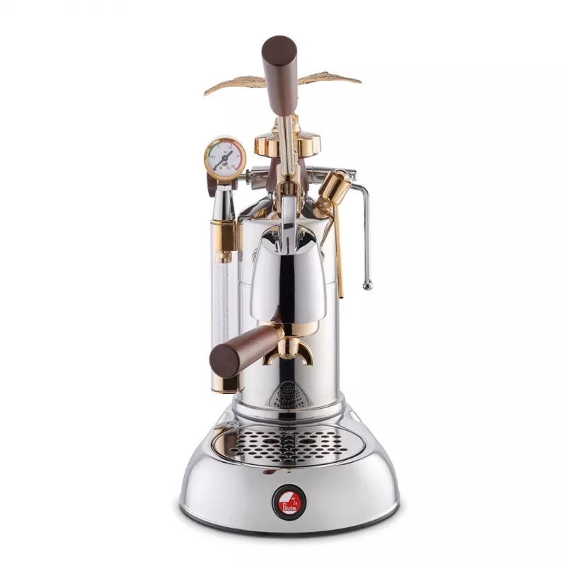 La Pavoni LPLEXP01EU cafetera espresso manual de palanca Expo 2015 oro cromado, 1,6 L, 950 W