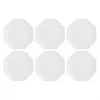 LA PORCELLANA BIANCA Set de 6 platos de ensalada Villadeifiori – blanco, 23 cm