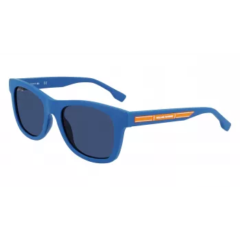 Gafas de sol Lacoste niños L3643SRG-424 montura azul lentes grises 48/17/130 mm