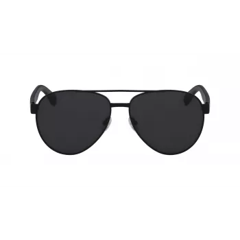 LACOSTE L185S-6014001 gafas de sol unisex cuadradas rojo Havana 60/14/140 mm