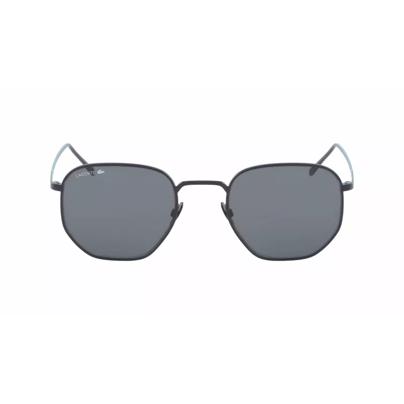 Lacoste L206S-424 gafas de sol rectangulares unisex azul marino gris 51mm