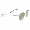 Lacoste L251S-40 Gafas de sol rectangulares unisex Montura azul oscuro Lentes grises 52mm