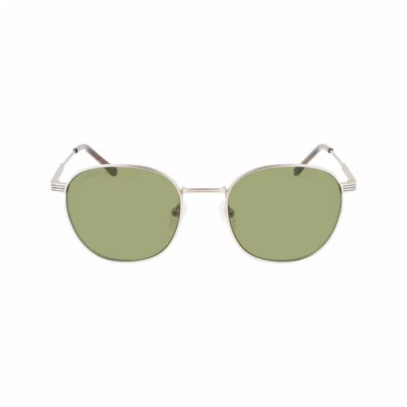 Lacoste L251S-40 Gafas de sol rectangulares unisex Montura azul oscuro Lentes grises 52mm