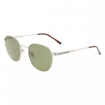 Lacoste L251S-40 Gafas de sol rectangulares unisex Montura azul oscuro Lentes grises 52mm