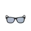 Lacoste L3651SRG-001 gafas de sol unisex - montura de acetato negra, cristales de policarbonato grises, 48 mm de ancho de cristal