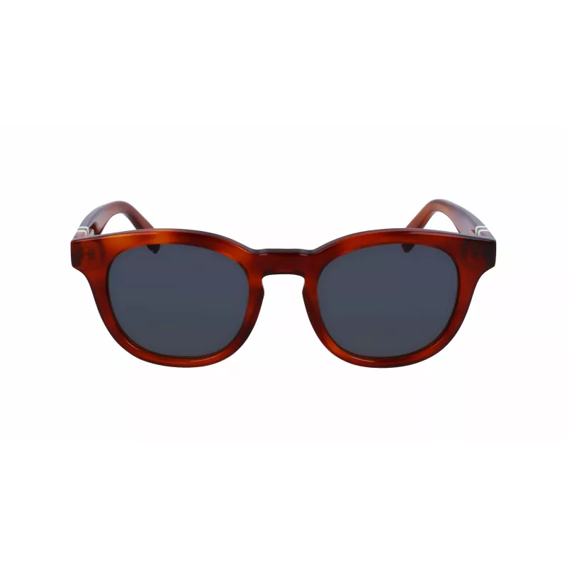 Lacoste L6006S-218 hombre gafas de sol montura havana lentes grises 49mm