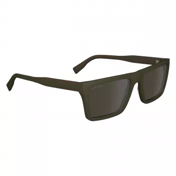 Gafas de sol de hombre Lacoste L6009S-275 rectangulares - Montura de acetato Havanna, lentes de policarbonato marrones, protección UV400